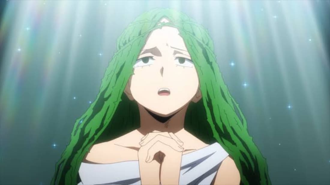 Green longhaired female anime character HD wallpaper  Wallpaper Flare