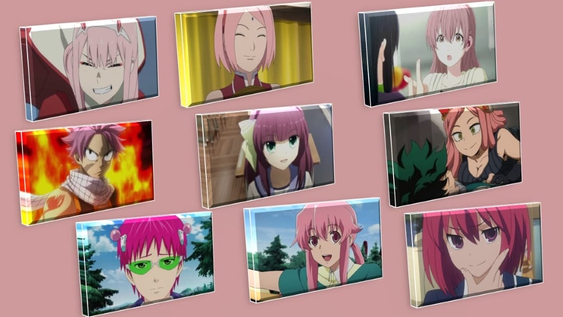 Blue Eyes Pink Hair Anime Girl HD Anime Girl Wallpapers  HD Wallpapers   ID 100050