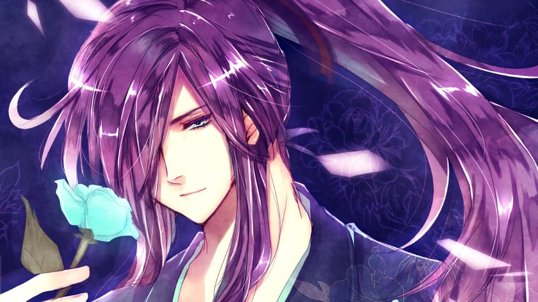 Purple, bad boy, purple hair, anime HD phone wallpaper | Pxfuel