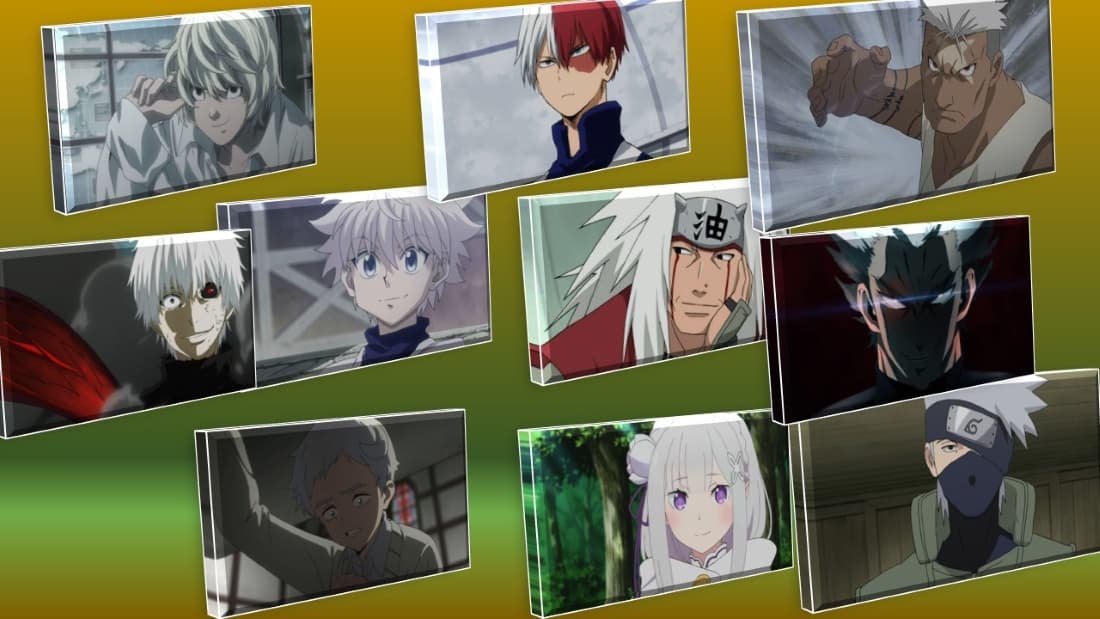 Best Male Anime Characters With White Hair