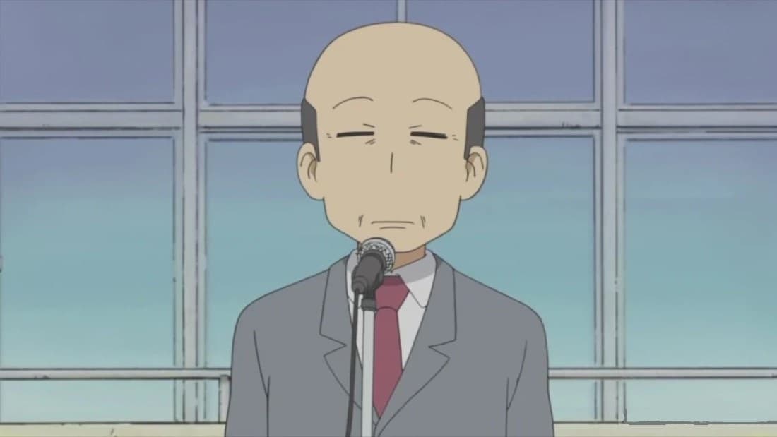 Lexica - Bald anime character guy facing viewer, simple, no expression, no  emotion, minimalist, no background, anime style, manga