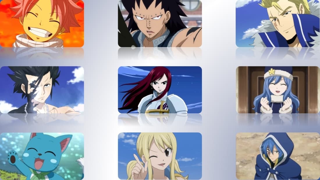 Fairy Tail Characters Wallpapers  Top Free Fairy Tail Characters  Backgrounds  WallpaperAccess