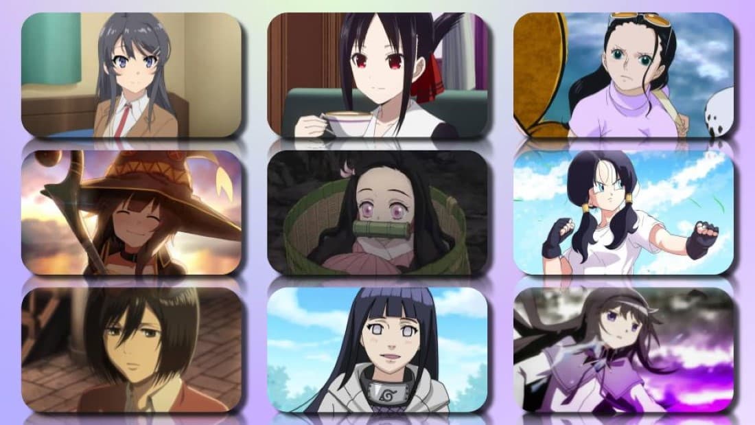 Top 10 Best Anime Girls With Black Hair Ranked