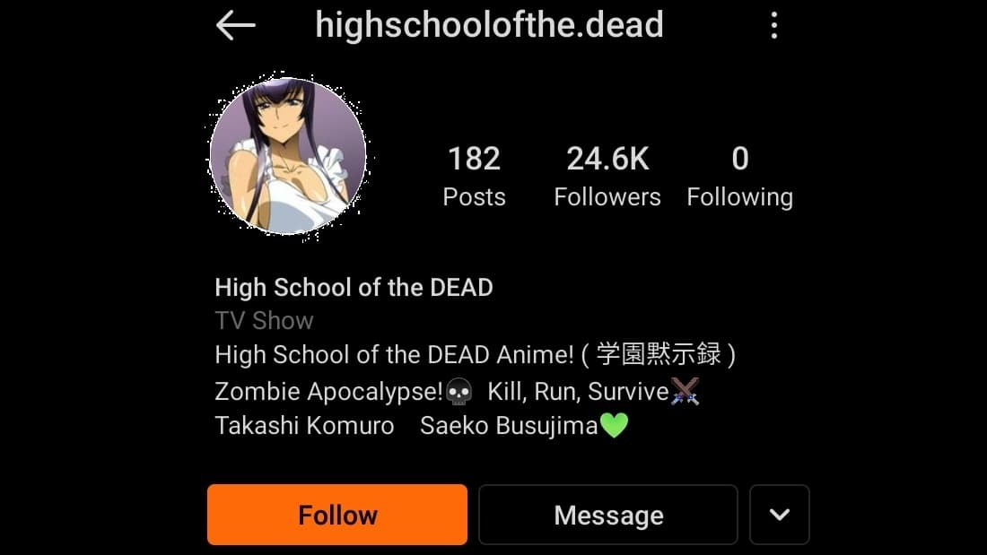 Highschool of the Dead, Season 2 - Episode 1, Legend Of The Dead