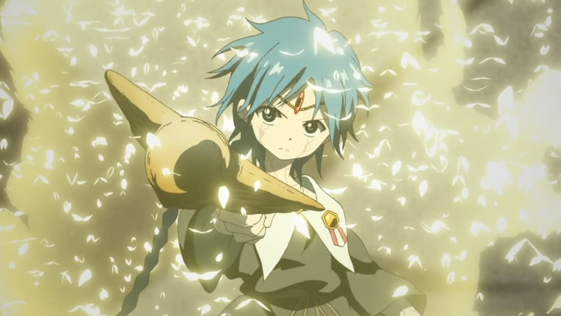 where does magi the anime leave off