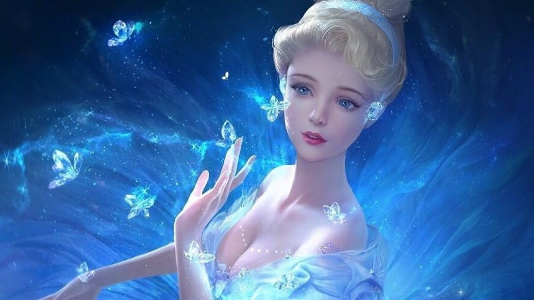 Beautiful Fantasy Anime Princess Wearing Tiara Stock Vector Royalty Free  1756260254  Shutterstock