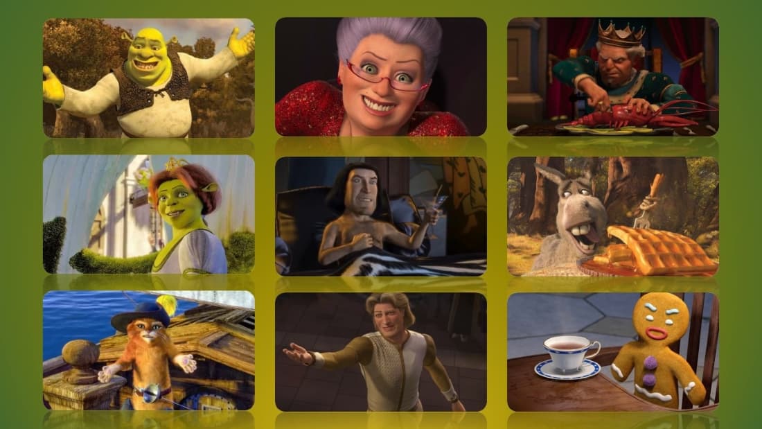 List of 35 Iconic Shrek Characters 